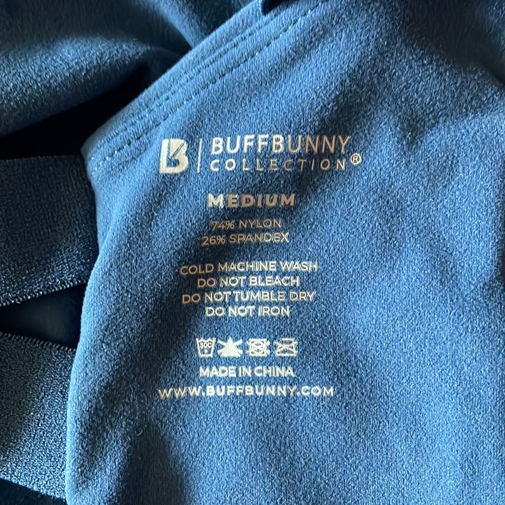 Buffbunny candy wrap sports bra in baked blue - Picture 6 of 6